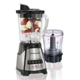 Hamilton Beach Multi-Function Blender ~ with Glass Jar and Chopper