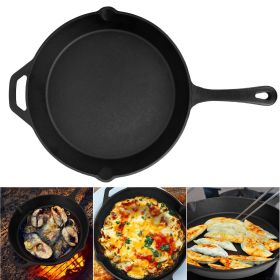 Pre-Seasoned 12inch Large Cast Iron Skillet