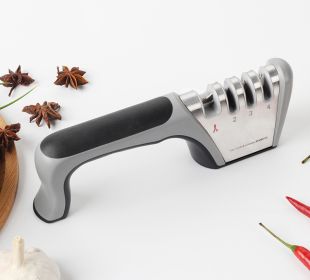 4-in-1 Knife Sharpener with Glove