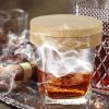 Cocktail Smoker Kit 8 Flavors Whiskey Wooden Smoked Wood Hood Smoker For Whiskey Cheese and Flavor Drink Smoker Kitchen Bar Tool